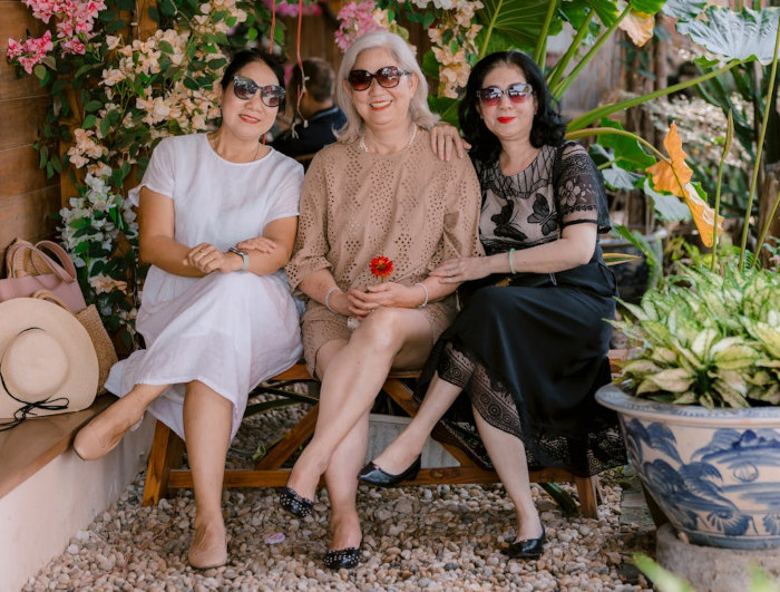 drei Frauen in der Menopause