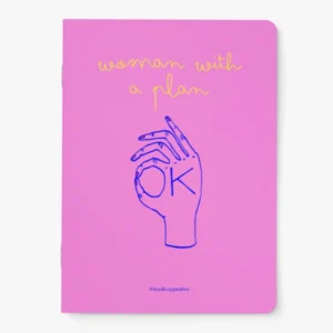 Woman with a plan – Notizheft
