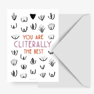 Cliterally The Best – Postkarte
