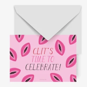 Clit´s time to celebrate – Postkarte