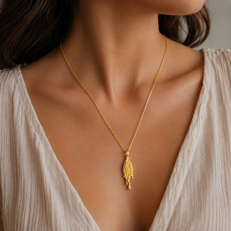 Vulva-Goldkette-4