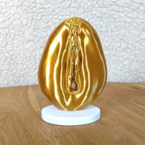 Vulva- und Klitorismodell im Maßstab 1:1 (Gold)